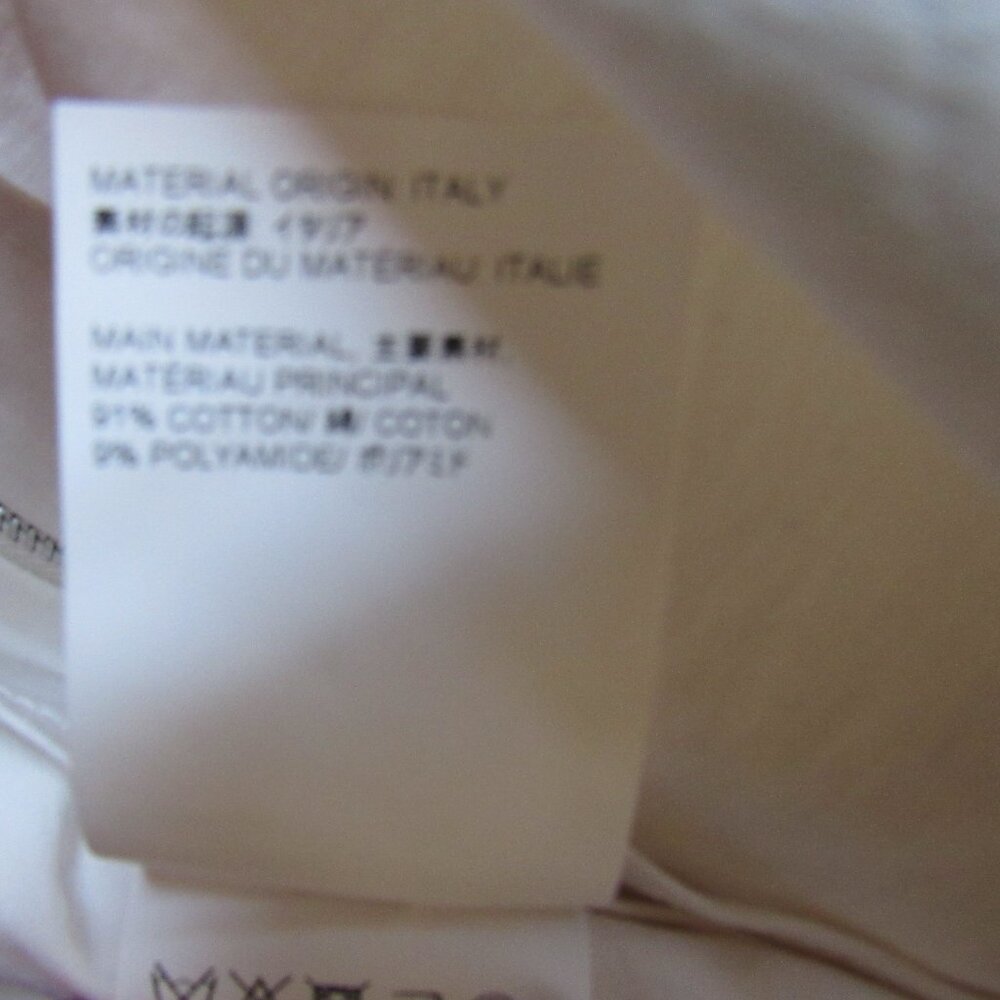 OUR LEGACY White Pleated Mini Skirt Crinkled Cotton Sz. 34(IT) - Picture 7 of 8